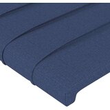  Uzglavlje s ušima plavi 103x23x118/128 cm od tkanine | shoptok.hr