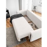 ELTAP Krem sklopiva/s prostorom za odlaganje sofa od bouclé tkanine 244 cm Arcadova – | shoptok.hr