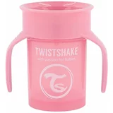 Twistshake ostali pripomočki za hranjenje lonček za učenje pitja 360, 230 ml pink