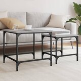 The Living Store Komplet mizic 2-delni sivi sonoma inženirski les - Komplet Klubskih Mizic, (21657588) | Shoptok.si