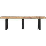  The Living Store Klop 160 cm trden robusten mangov les in jeklo - Klop, (21496584) | Shoptok.si