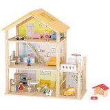  Drvena kućica za lutke Viga set s lutkama i dodacima | shoptok.hr