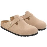 Birkenstock Boston Suede Leather Narrow - Sandcastle Bež | shoptok.hr