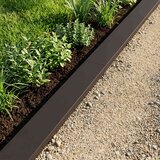 Profil za rubove vrta 10 kom. 100 x 15 x 5 cm Čelik Crna Slike