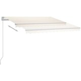  Tenda na ručno uvlačenje s LED svjetlom 350 x 250 cm krem | shoptok.hr