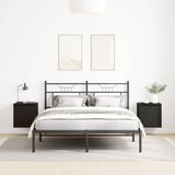  Zidni noćni ormarići 2 kom crni 38x34x40 cm | shoptok.hr