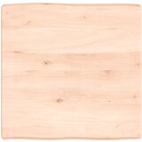vidaXL Stolna ploča 60x60x6 cm netretirana hrastovina sa živim rubom Cijene