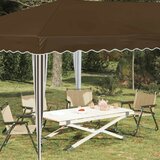  Rastezljivi šator za zabave 575 x 290 x 245 cm Sivosmeđa | Eponuda.com