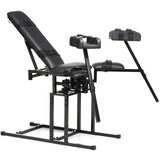 Master Series Leg Spreader Obedience Chair Black | Shoptok.si