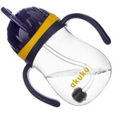 Akuku Bočica sa slamčastim utegom plavo/žuta | shoptok.hr
