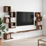  Polica za TV na zidu Staro drvo 200 x 15 x 94 cm | shoptok.hr