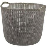 Curver Košara 30l Knit okrugla smeđa 248690 | Eponuda.ba