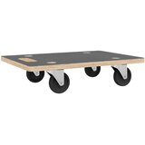  Transportna kolica 2 kom pravokutna 80 x 55 x 11,5 cm 250 kg | shoptok.hr