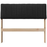  Tapecirani uzglavlje Crna 90 cm Čvrsto borovo drvo | shoptok.hr