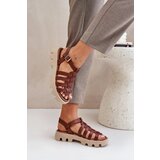 Lewski Shoes Leather Women's Sandals Zazoo Cene