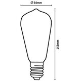 Rabalux 79227 - LED sijalica FILAMENT ST64 E27/10W/230V 4000K Slike