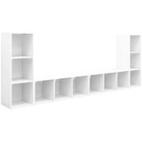 TV ormarići 4 kom bijeli 107 x 35 x 37 cm od iverice | shoptok.hr