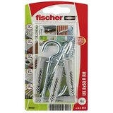 Fischer Univerzalne tiple UX s vijcima (Promjer tiple: 8 mm, Duljina tiple: 50 mm, Okrugla kuka, 4 Kom.) Cijene