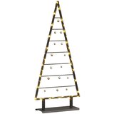vidaXL Kovinsko božično drevesce z stojalom Črna 125 cm Jeklo | Shoptok.si