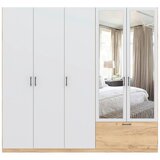 XXXL Omara Za Oblačila Mila, Barva Hrasta ,bela | Shoptok.si