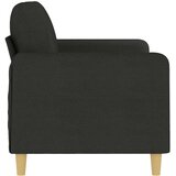  Dvosjed od tkanine crni 140 cm | shoptok.hr