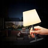  LED prigu&amp;scaron;iva solarna lampa LED/2W/5V USB 1200 mAh IP44 bela/crna Slike