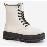 EVENTO Insulated Ankle Boots Made of Eco Leather Zipper White Lay | Eponuda.ba