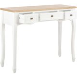 3 280044 Dressing Console Table with Drawers White | shoptok.hr