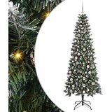 vidaXL Umestno božično drevo med 300 LED Zelena 86 x 86 x 210 cm | Shoptok.si