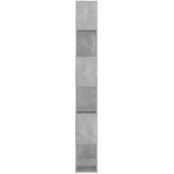 Ormarić za knjige / pregrada boja betona 60x24x186 cm drvena | Eponuda.ba