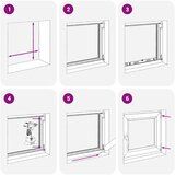  Podrumski prozor RISOR 60x80 cm Okretno-nagibni DIN lijevi antracit - Antracit 60 x 80 cm (troslojni) 1 Naginjanje i okretanje | shoptok.hr