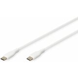 Digitus USB kabel, USB-C/USB-C, bela, 2m AK-300341-020-W | Shoptok.si