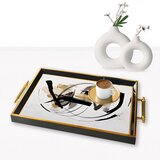 Aberto Design Poslužavnik TPA9836 50 x 29 x 3.5 cm, Šareni u