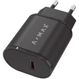 ALIGATOR AX0002V - adapter za brzo punjenje A-MAX Power Delivery 20W USB-C, crni | Eponuda.com