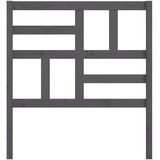  Posteljno vzglavje sivo 106x4x104 cm trdna borovina, (20645714) | Shoptok.si