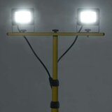 vidaXL LED reflektor s stojalom 2x20 W hladno bel | Shoptok.si