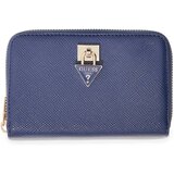 Guess Denarnice Patsie Slg Medium Zip Around Modra | Shoptok.si