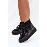 Boto Women's Snow Boots with Laces Black Rebekah | shoptok.hr