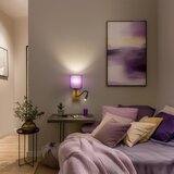  Brilagi - LED zidna lampa NUBILA WOOD 1xE27/25W/230V + LED/3W hrast/ljubičasta | Eponuda.com
