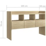  Komoda boja hrasta sonome 105 x 30 x 70 cm konstruirano drvo | shoptok.hr