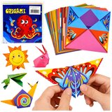 Origami komplet s uputama za izradu papira u boji, 100 listova | shoptok.hr