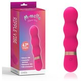  Silikonski roze vibrator 12cm ripple vibe Cene