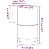  Vanjske zidne svjetiljke 2 kom crne od lijevanog aluminija | shoptok.hr