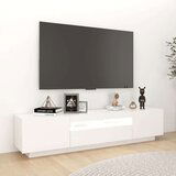 vidaXL TV ormarić s LED svjetlima bijeli 180 x 35 x 40 cm | shoptok.hr