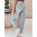 DStreet Spodnie damskie jeansowe baggy BAGGINOVA niebieskie | Shoptok.si