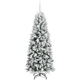 vidaXL Umjetno božićno drvce s stalakom Bijelo 73 x 73 x 180 cm | shoptok.hr