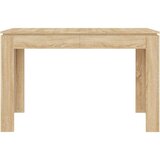 vidaXL Blagovaonski stol boja hrasta sonome 120 x 60 x 76 cm iverica | shoptok.hr