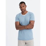 Ombre Men's T-shirt with raw finish - blue | Eponuda.ba