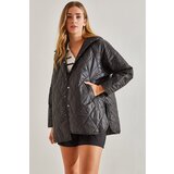 Bianco Lucci Women's Checkered Patterned Quilted Coat | Shoptok.si