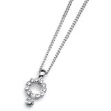  Ženski oliver weber favour crystal lančić sa swarovski belim kristalnim priveskom ( 11534 ) | ePonuda.com